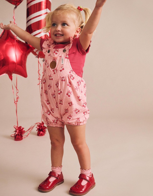 Huxbaby - Cherry Pie Frilly Playsuit - Babies