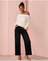 Azzurielle - Suky Crystal-embellished Jeans