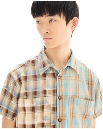THE TALES - The Tales Half n Half 70's Flannel Camp Shirt