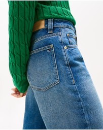 Tommy Hilfiger - Mid Rise Tapered Barrel Leg Jeans