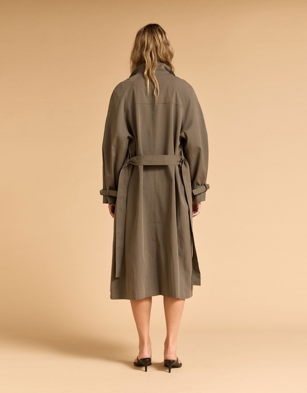 MVN - Funnel Neck Trench Coat
