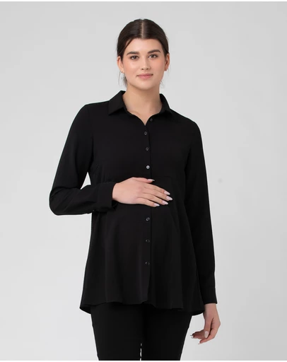 Ripe Maternity - Tina Peplum Shirt