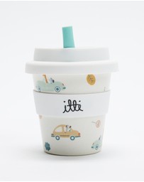 itti bitti - Bamboo Reusable Baby Cino Cup With 2 Straws - Babies-Kids