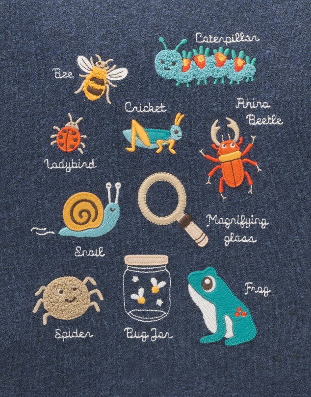 Purebaby - Bugs Relaxed Tee- Kids-Babies