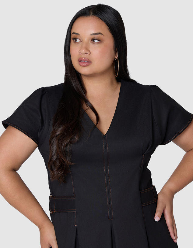 Sunday In The City - Bygones Midi Dress