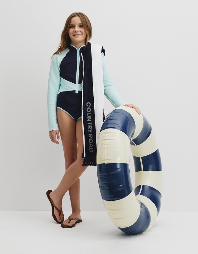 Country Road - Teen Long Sleeve Spice Swimsuit