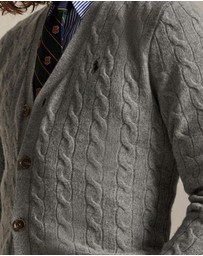 Polo Ralph Lauren - Cable-Knit Wool-Cashmere Cardigan