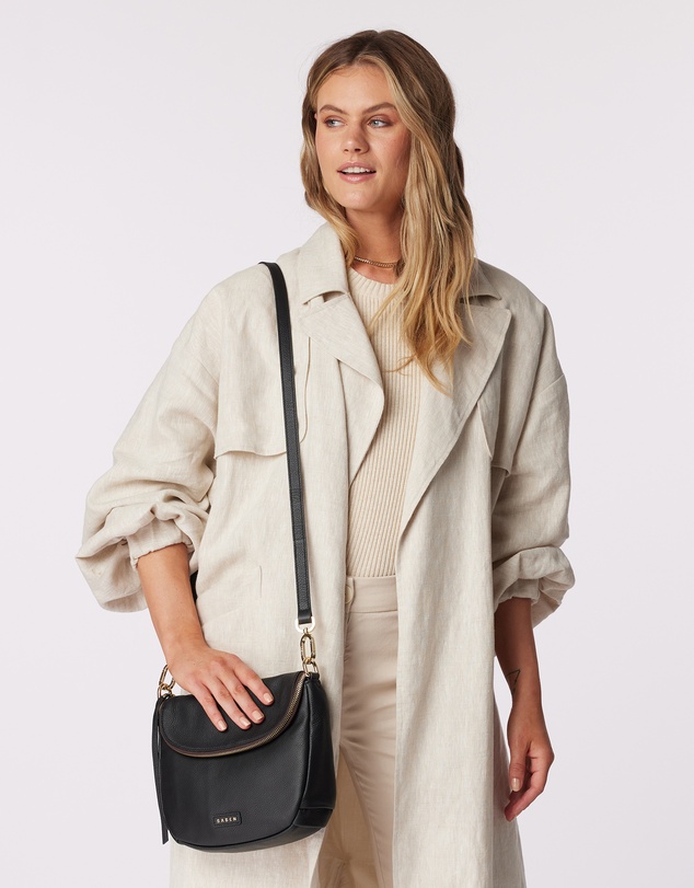 SABEN - Fifi Leather Crossbody Bag