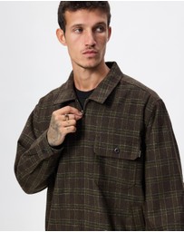 S Double - LS Zip Thru Overshirt