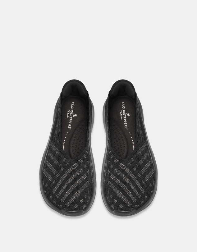 Clarks - Solevana Weave Black Metallic