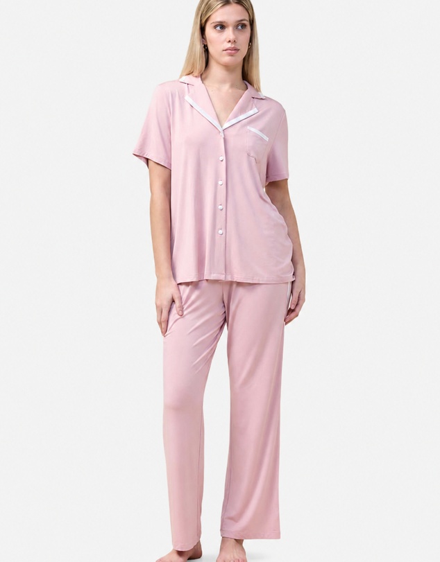 Gingerlilly - Vanessa Bamboo Long Pant PJ Set