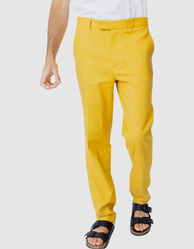 Justin Cassin - Parish Straight Linen trouser