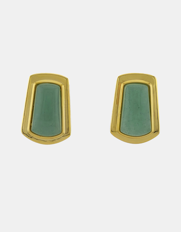 Sonne Jewellery - Aria Green Aventurine Earrings