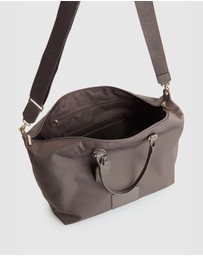 Evity - Noosa Leather Trim Travel Tote Bag