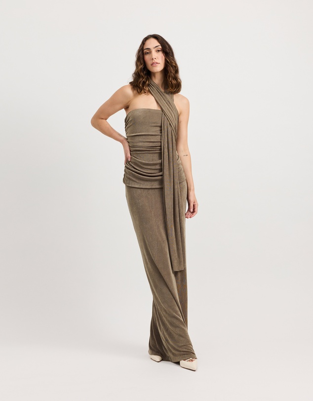 TOJHA - IESHA DRESS - MOSS