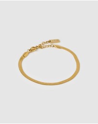 Arms Of Eve - Sylvia Gold Snake Chain Bracelet