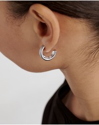 Ted Baker - HILYA: Hidden Heart Small Hoop Earrings