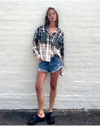 ONE TEASPOON - Pacifica Bandit Low Waist Denim Shorts