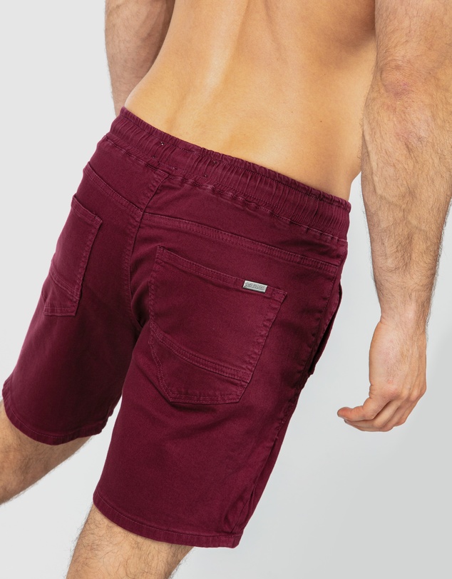 ONEBYONE - Hudson Maroon Shorts