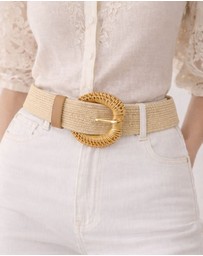 Miz Casa and Co - Rattan Plain Woven Belt