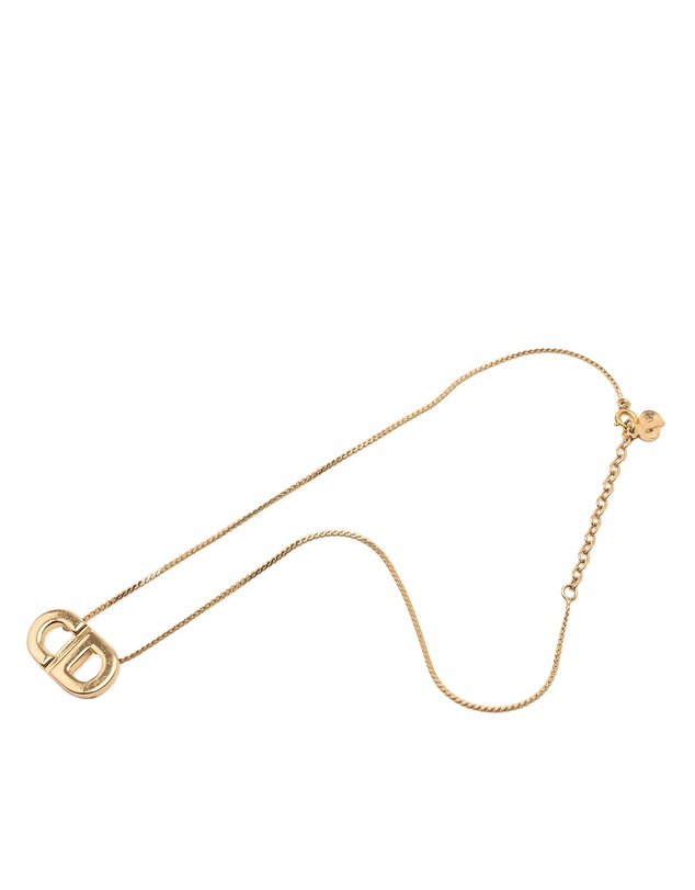 Pre-Loved by Azura Reborn - Pre-Loved Gold Plated CD Logo Pendant Necklace