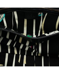 Pre-Loved by Azura Reborn - Pre-Loved Suede and Patent Peggy Bamboo Top Handle Bag