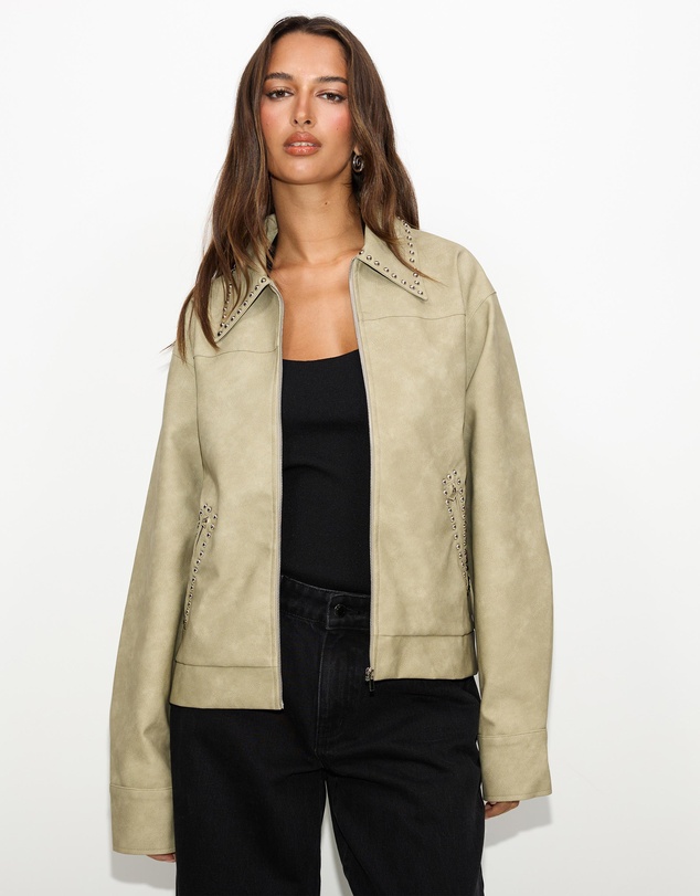 Dazie - Sandbank Studded Jacket