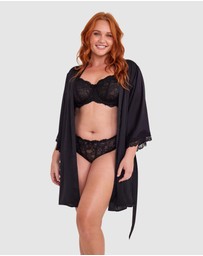 Bras N Things - Bethany Short Wrap - Black