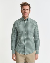 Gant - Regular Fit Gingham Poplin Shirt