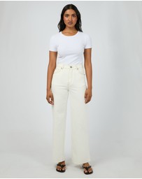 All About Eve - Jacqui Wide Leg Vintage White