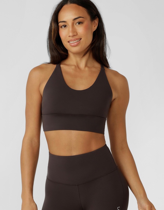 Lorna Jane - Lotus Longline Sports Bra - ICONIC EXCLUSIVE