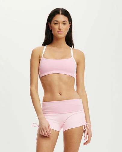 Cotton On Body Active - Ultra Soft Tie Side Roll Over Micro Short