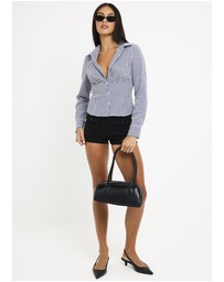 Alice In The Eve - Isha Check Button Down Long Sleeve Shirt