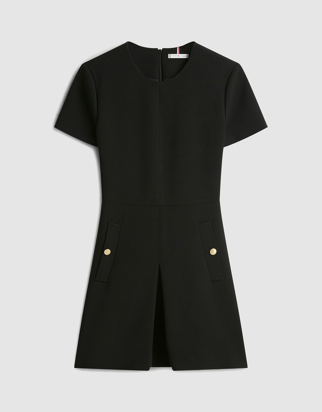 Tommy Hilfiger - Button Pocket Mini Shift Dress