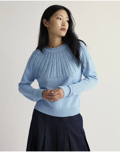 Seasalt - Seasalt Cornwall Blue Stone Chat Jumper