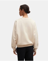 BOSS - Round-Neck Cotton Logo Sweatshirt