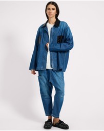 ONE TEASPOON - My Boyfriends Denim Shacket - Blue Pasadena