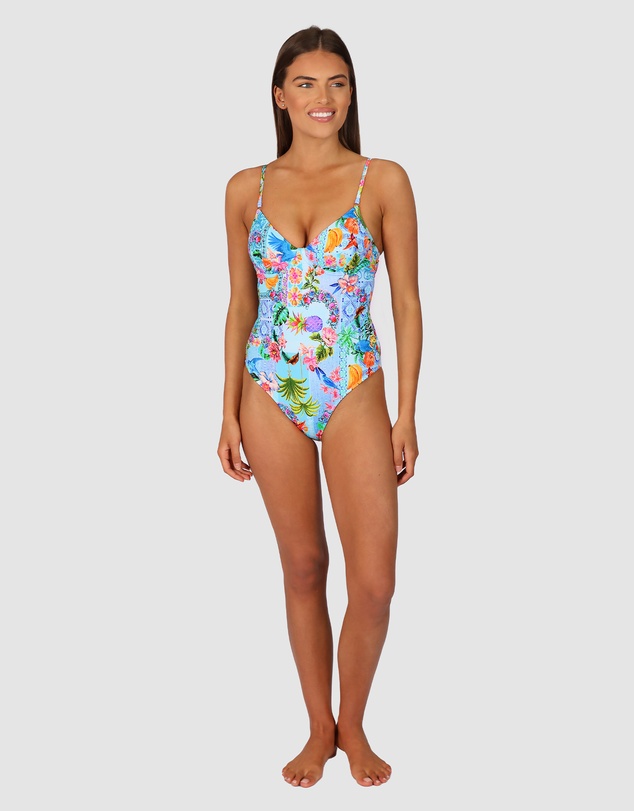 Baku Swimwear - Sardinia Retro Underwire One Piece Swimsuit