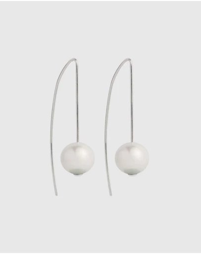 Najo - The Cove Silver Pearl Earring