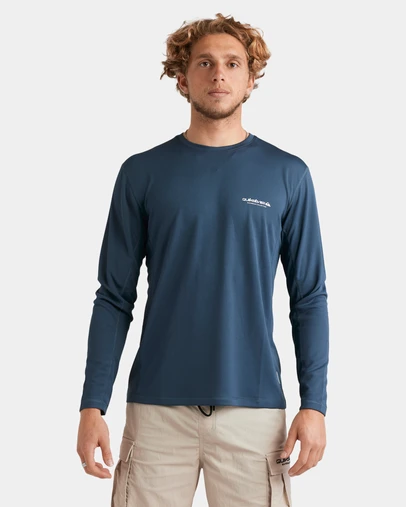 Quiksilver - Mens Sea Grass Long Sleeve Rash Vest