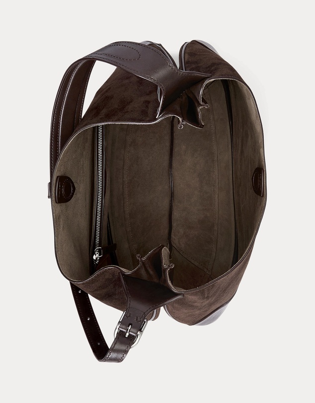 Polo Ralph Lauren - Polo ID Suede Large Shoulder Bag