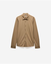 Calibre - Performance Long Sleeve Shirt Camel