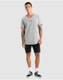 Kiss Chacey - Made Of Iron Raw Neck Tee