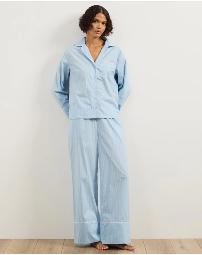 Atmos&Here - Riley Stripe Cotton PJ Set