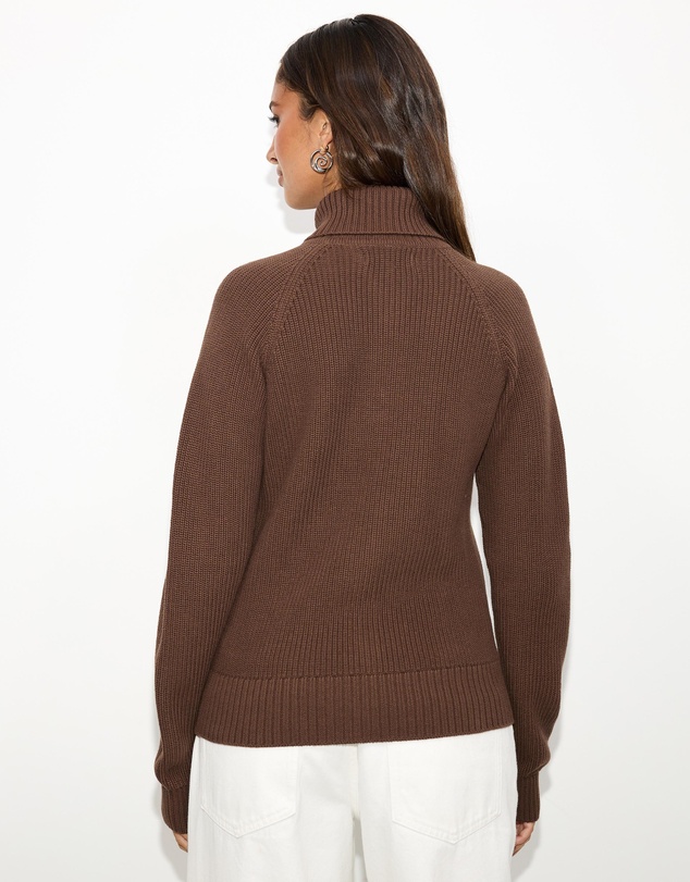 Dazie - Ada Zip Through Knit Jacket