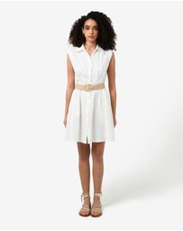 Forcast - Ami Linen Mini Beach Dress