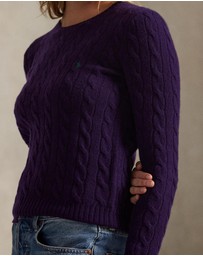 Polo Ralph Lauren - Cable Wool-Cashmere Crewneck Sweater - ICONIC EXCLUSIVE
