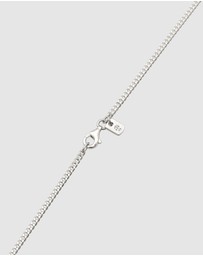 Kuzzoi - ICONIC EXCLUSIVE - Necklace Male Wire Pendant 925 Sterling Silver