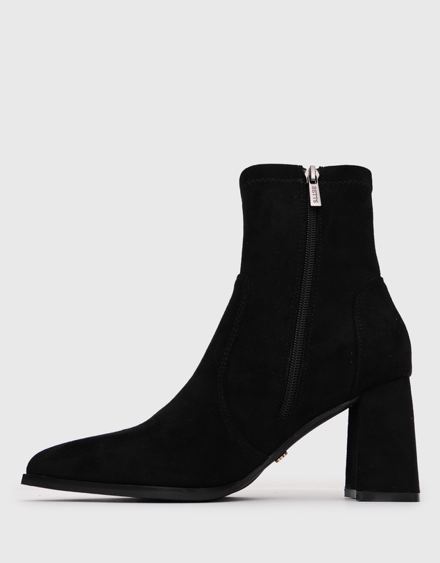 Betts - Honour Faux Suede Stretch Sock Boots