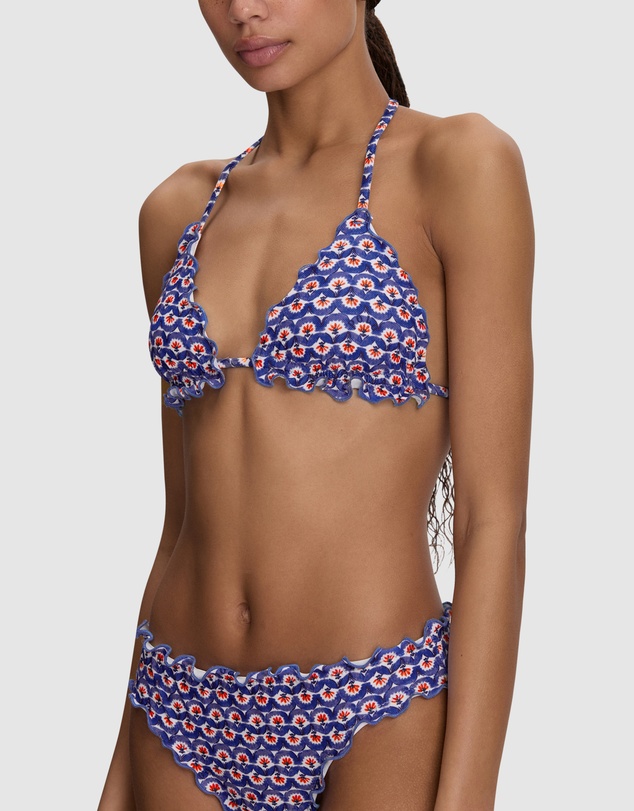 Polo Ralph Lauren - Merrow Ricky Padded Triangle Halter Bikini Top With Shells